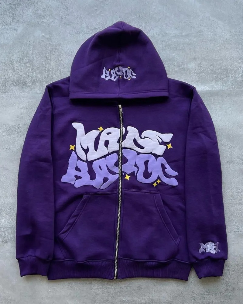 Streetwear Brand Hoodie - Sweat à capuche avec fermeture éclair