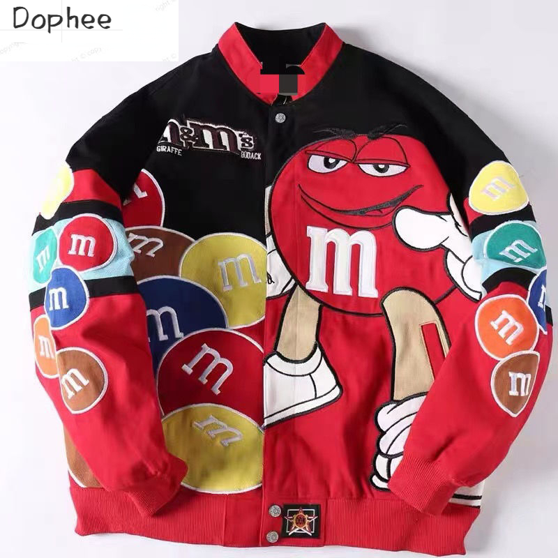 Streetwear Brand - Vestes brodées Hip Hop pour Couple,