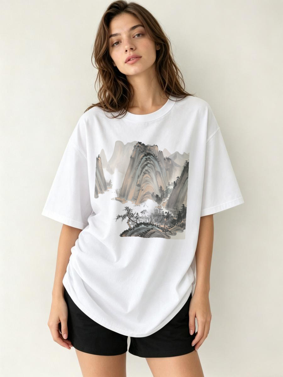 Urban Streetwear Brand - T-shirts Streetwear Oversize à Imprimé Graphique