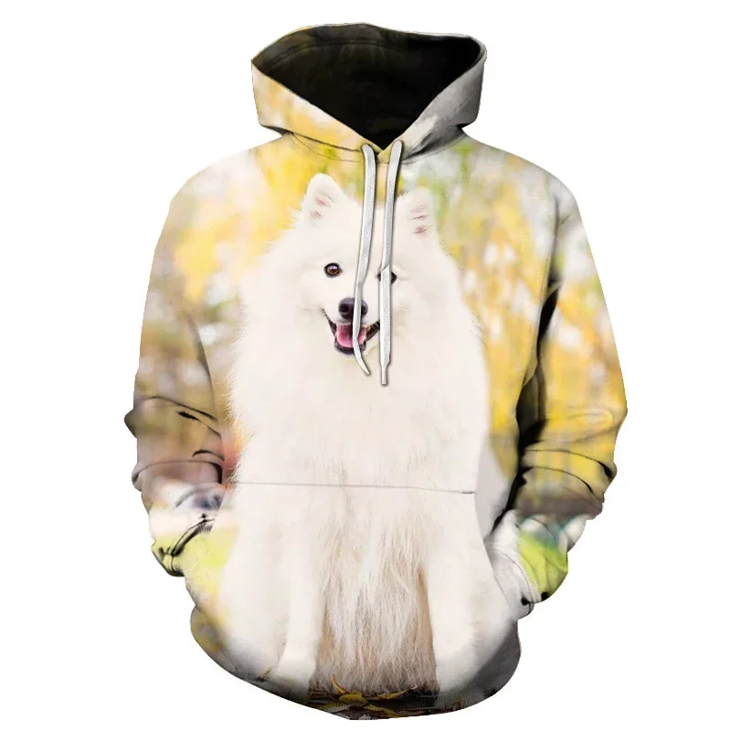 Streetwear Brand Korea - Sweat-shirt à capuche 3D imprimé renard