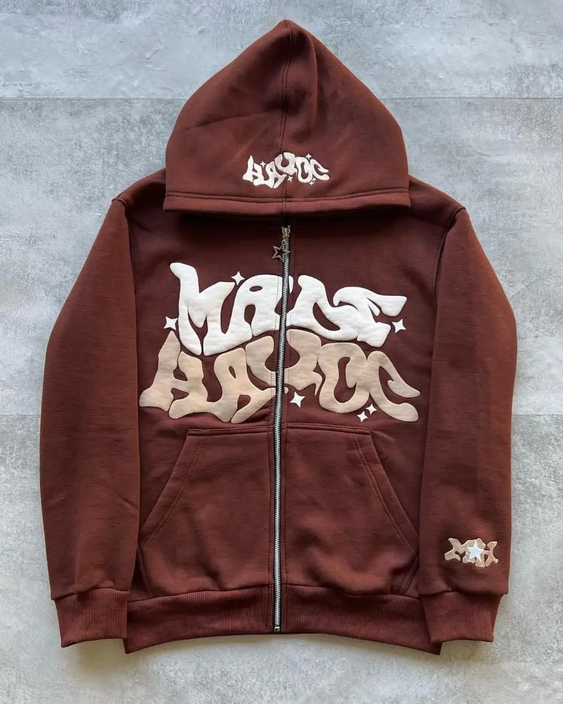Sweat à capuche avec fermeture - Streetwear Brand Hoodie avis et prix