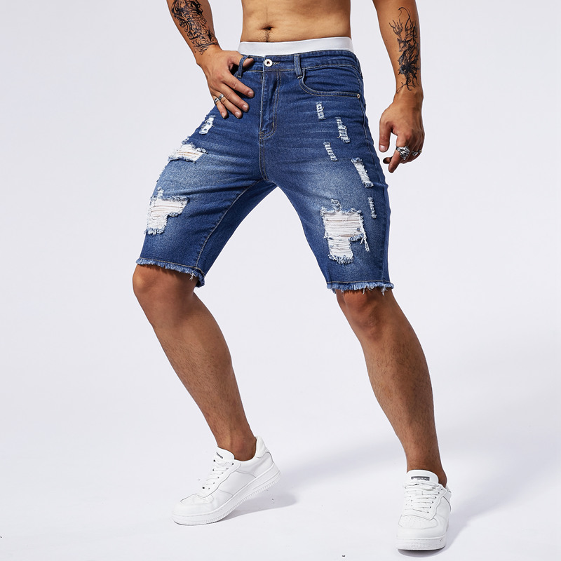 Short en Denim déchiré pour ho - Streetwear Brand avis et prix