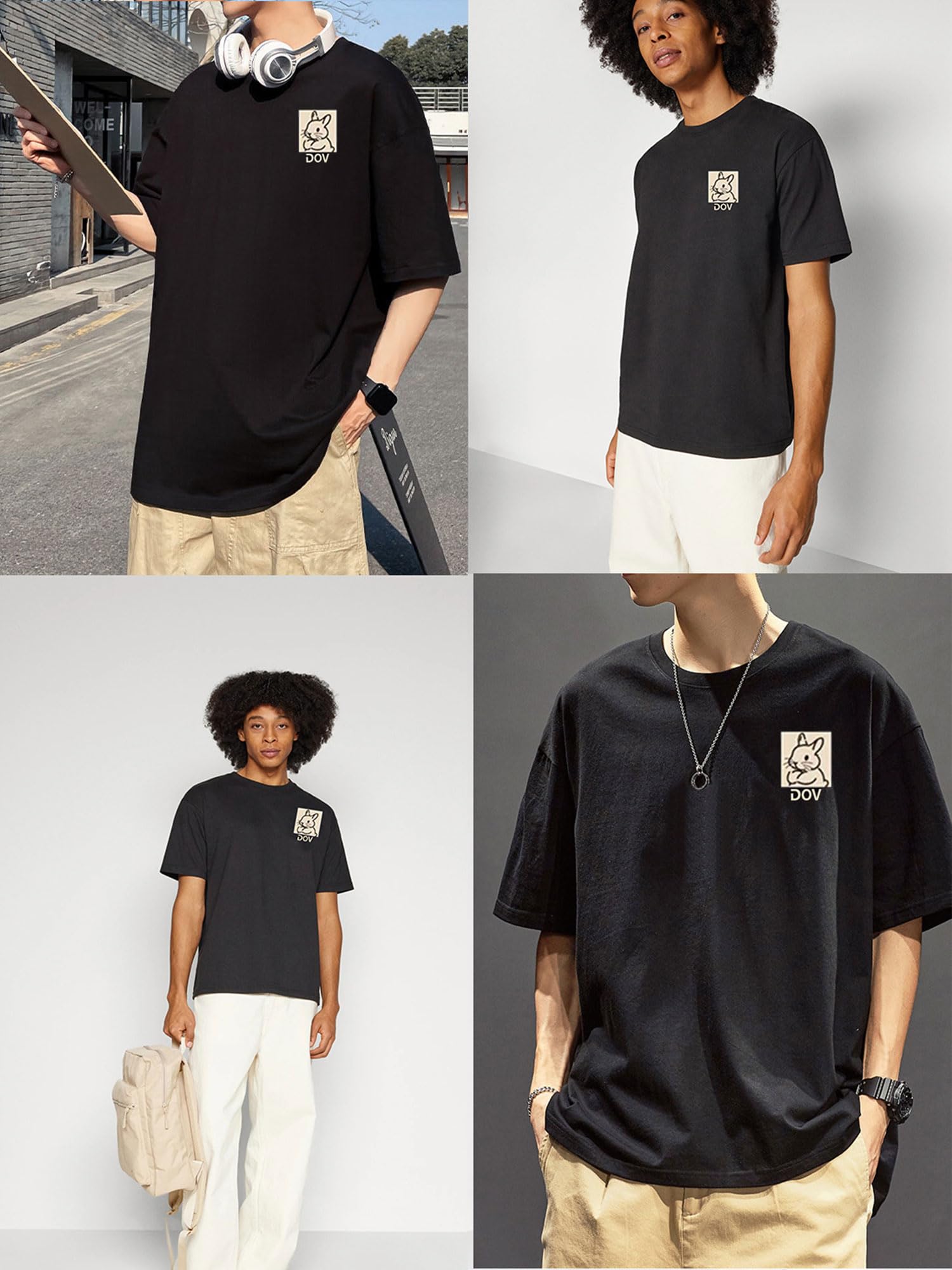 Conception Unique été coton T- - Urban Streetwear Brand avis et prix
