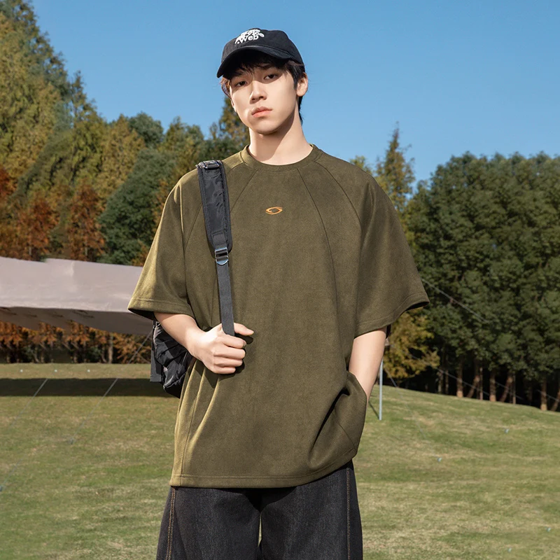 T-shirt en daim uni TFETTERS p - Streetwear Brand Korea avis et prix