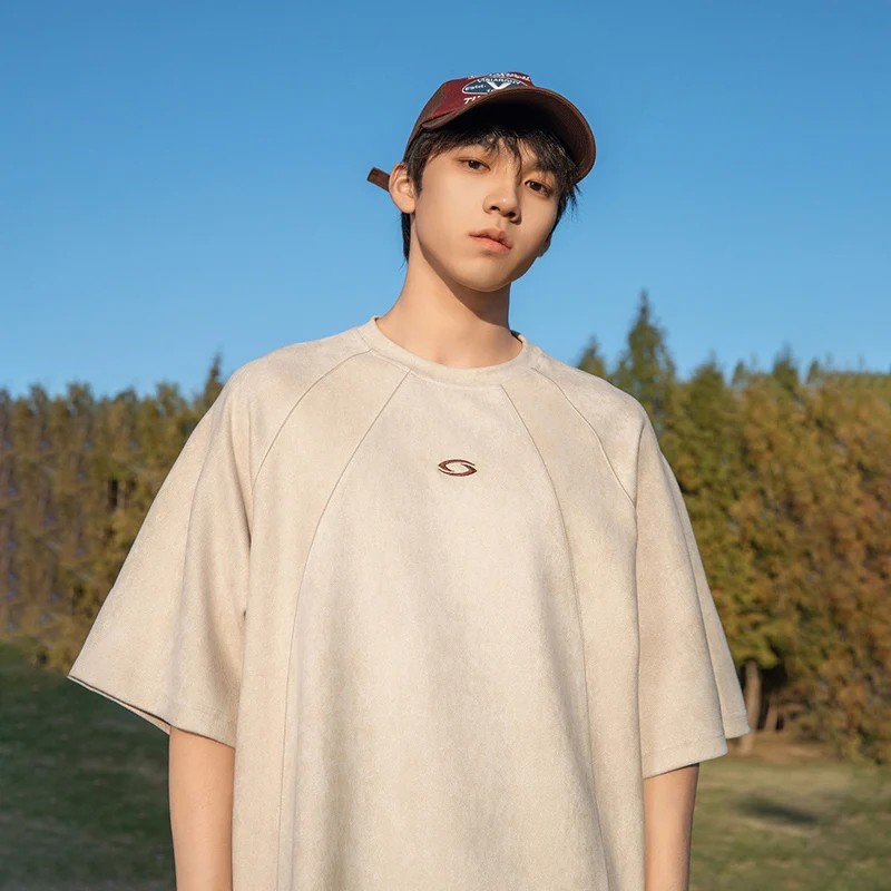 T-shirt en daim uni TFETTERS p - Streetwear Brand Korea avis et prix