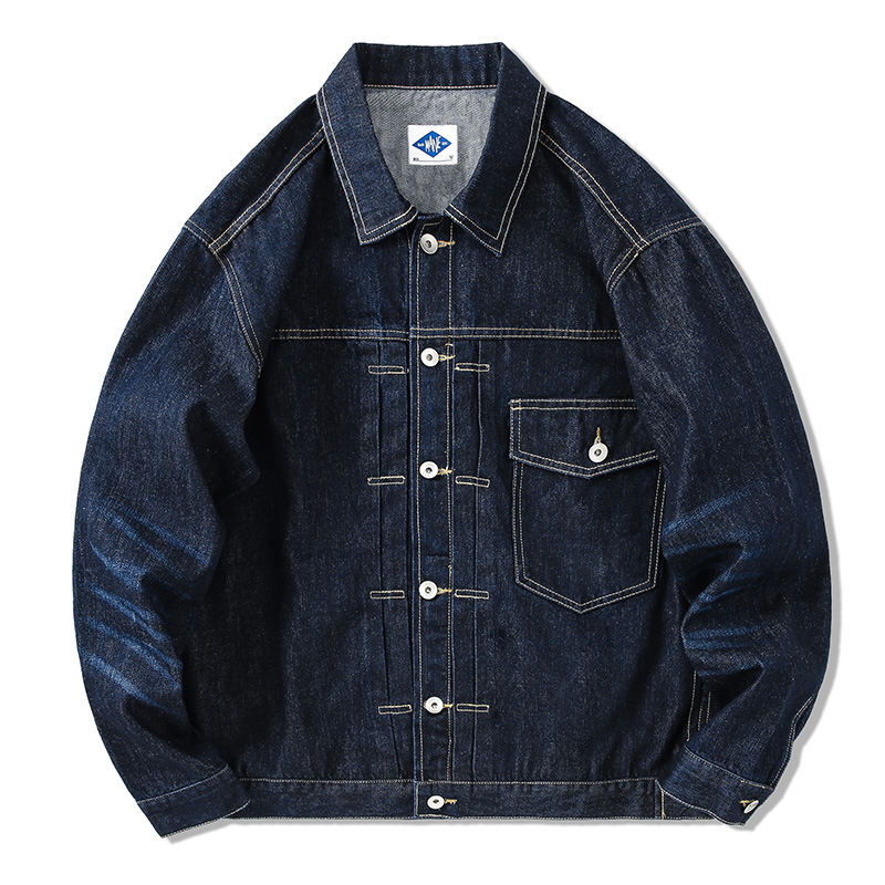 Tide Brand-Veste en jean bleu  - Streetwear Brand Jeans avis et prix