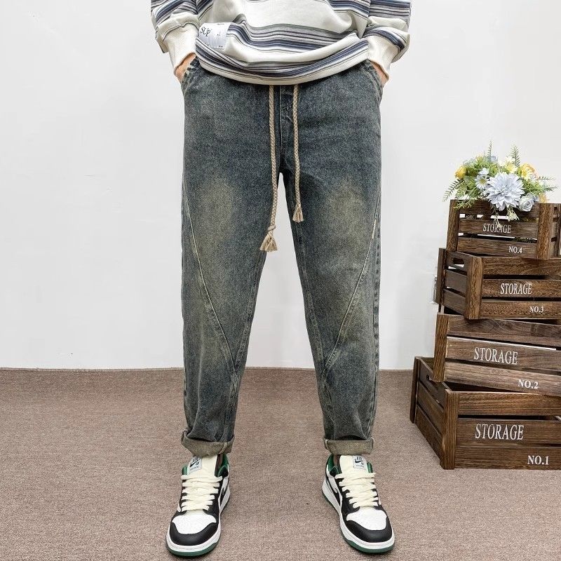 Nouveau Jean Rétro Tendance Or - Streetwear Brand Jeans avis et prix