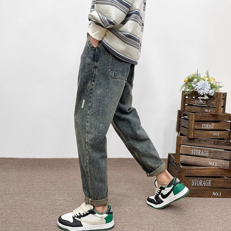 Nouveau Jean Rétro Tendance Or - Streetwear Brand Jeans avis et prix
