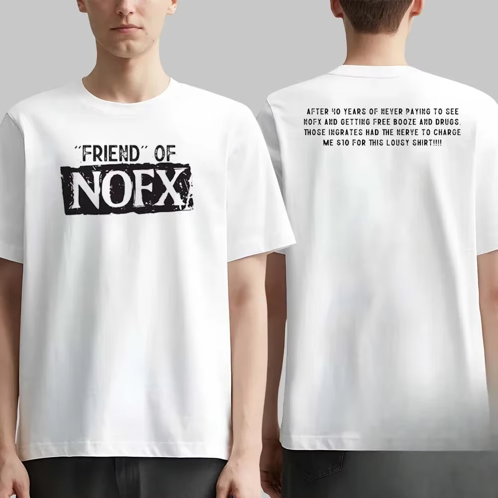 T-shirt NOFX Rock Band Graphic - Streetwear Brand Essentials avis et prix