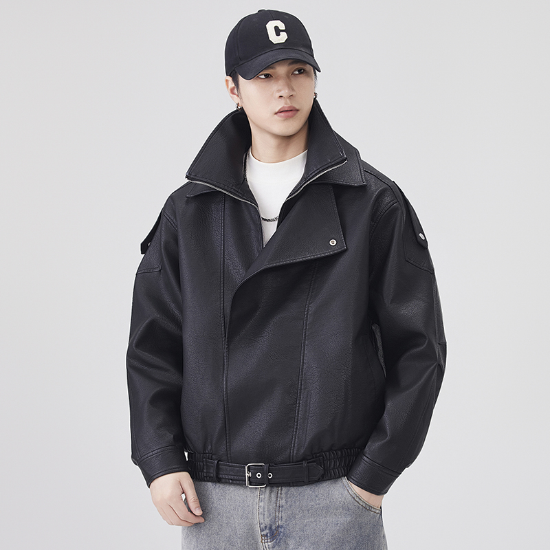 Automne hiver veste en cuir ho - Streetwear Clothing Brands avis et prix