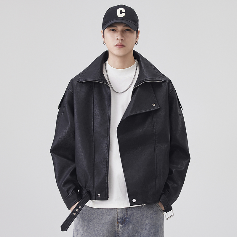 Automne hiver veste en cuir ho - Streetwear Clothing Brands avis et prix