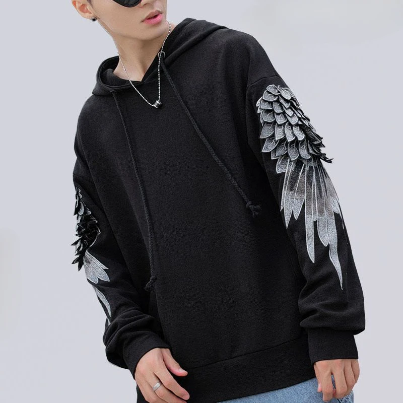 Sweat-shirt à capuche brodé po - Streetwear Brand Hoodie avis et prix